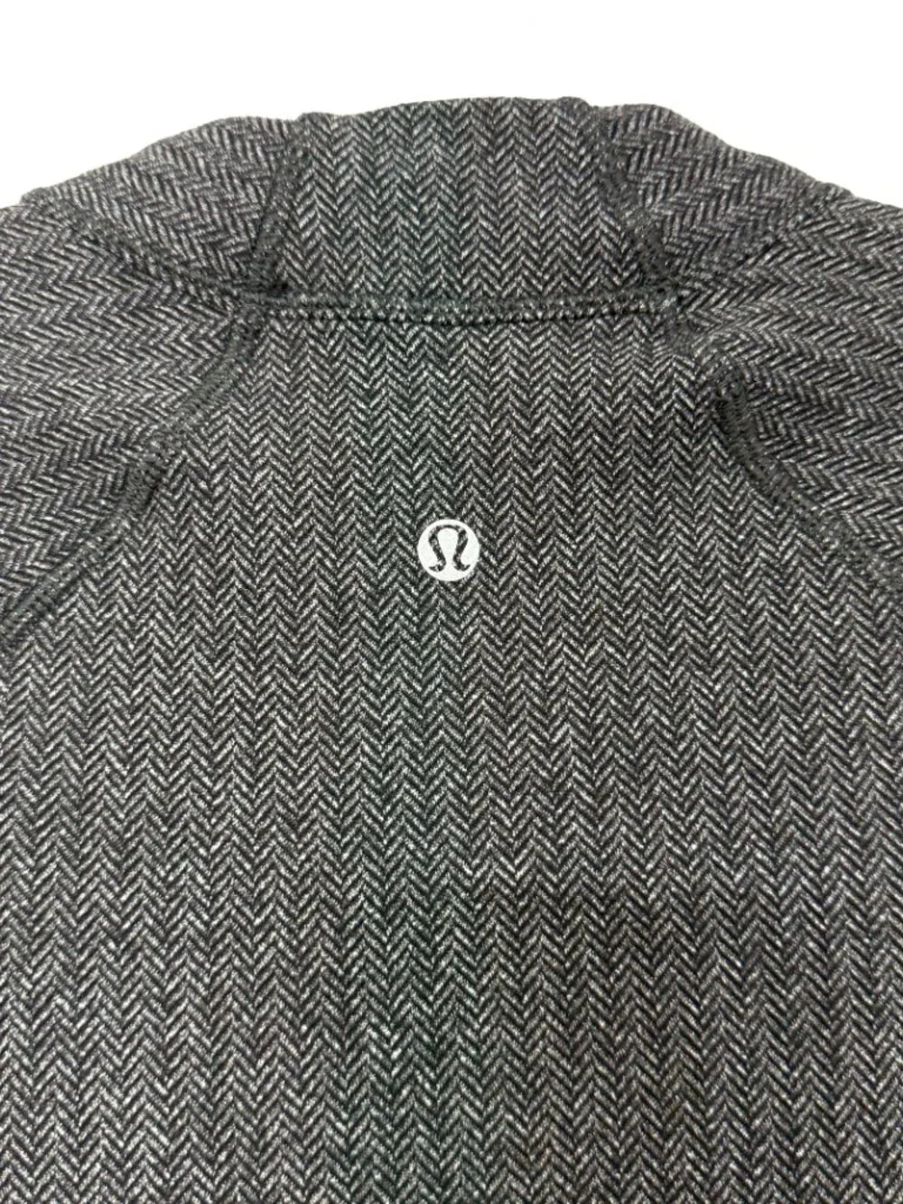 Lululemon Think Fast Long Sleeve Heathered Herringbone Women's top size 10 - Picture 6 of 9